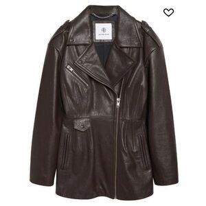 ANINE BING Raven Moto Leather Jacket